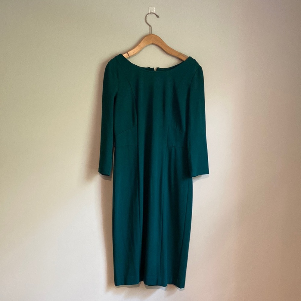 Worn once: Talbots Green Long Sleeve Shift Dress